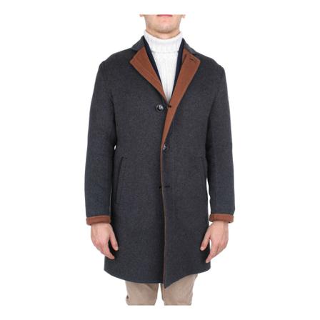 Kiton, Uw 0577 V03S05/3 Coat Blauw, Heren, Maat:M