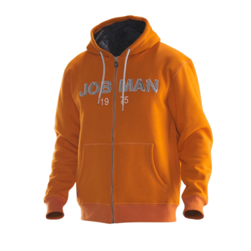 Huvtröja Zip Jobman 5154