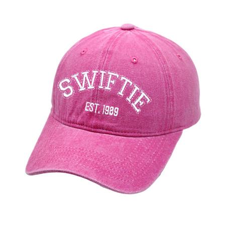 Taylor Swift 1989 Basebollkepsar Herrar Damer Swiftie Trucker Hip Hop Truckerhatt Rose red
