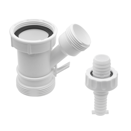 Contura 8869081 Oppvaskmaskintilkobling 1 1/2", mutterforbindelse, Kjøkken