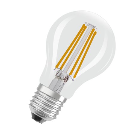 LEDVANCE Performance LED-lampe 5,9 W, 806 lm, 2700 K, E27, dimbar Klart glass, Belysning