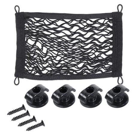 Elastisk oppbevaringsnett for bagasjerommet i bilen