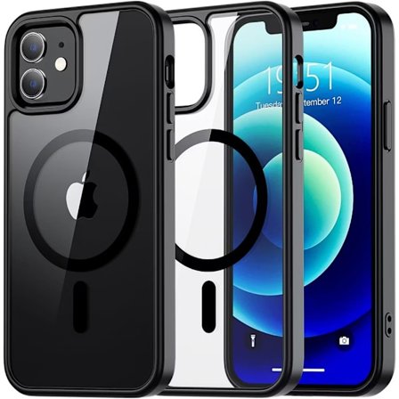 iPhone 12 Svart Magsafe Skal