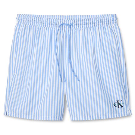 Calvin Klein | Lyseblå Stribede Badeshorts til mænd - Badeshorts