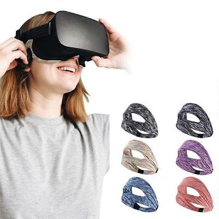 VR Ögonmask Skydd Andningsbart Svettband Virtual Reality Headset för Quest 2, Orange