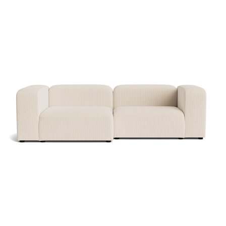 Milo chaiselong sofa, venstrevendt | 260cm - Lincoln Beige - 260x130x72 - Sofa, chaiselong