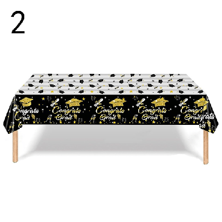 Mordely Bordsduk Dot Cover för födelsedagsfest examen