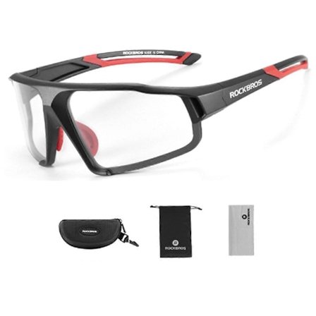 ROCKBROS Fotokromatiske Sykkelbriller Herre Sport Solbriller Terrengsykkel Landeveissykkel Briller