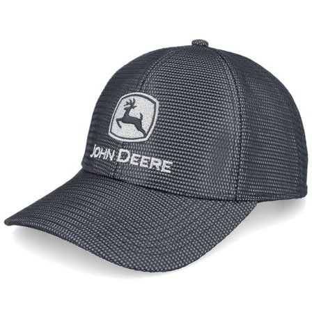 John Deere - Svart adjustable Keps - Reflective Mesh W/Emb Logo Black Adjustable @ Hatstore