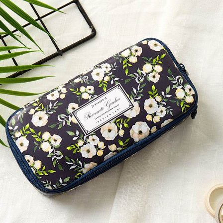 Multifunktionel blyantsæske 2-lags blyantpose stor kapacitet flow