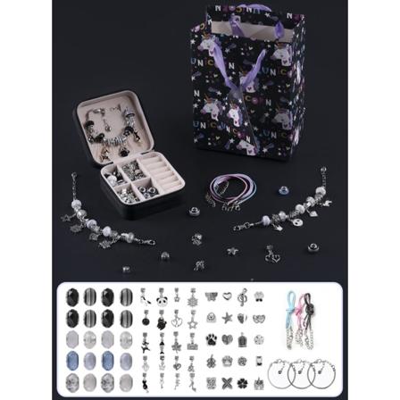 Armband Hälsband DIY Smycken - Julklappa För Barn Tjer - Present Svart svart