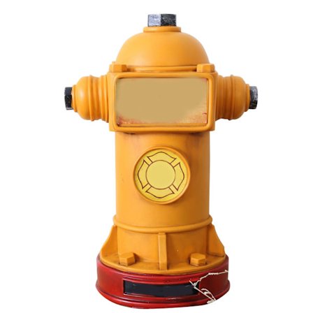 Retro Brannhydrant Sparebøsse Gul Unik Pengebesparende Krukke Hjemmedekorasjon