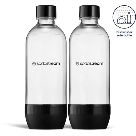 SodaStream - Kolsyreflaskor 1L twinflaska classic dws Svart