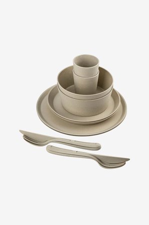 Koziol - Bordsartiklar Connect Helsinki 10 delar - Beige - Barnserviser & tillbehör - Från Homeroom
