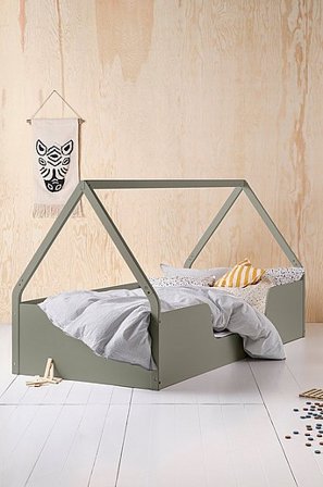 Jotex - Łóżko Dziecięce 90x200 Cm Szarozielony - CAMPO - Kup Łóżka dla dzieci i łóżeczka dla niemowląt firmy Jotex