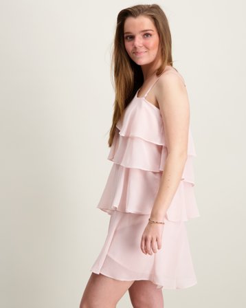 Gina Tricot Young Y one shoulder dress Rosa Klänningar Tjej - Kids Brand Store