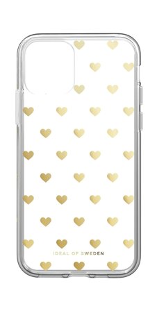 IDEAL OF SWEDEN Iphone Case Golden Hearts iPhone 11 XR, Tøj & Bolig, Elektronik, Telefon & Mobiltilbehør