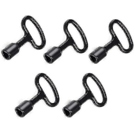 5 stk. Metal Trekantnøgle Trekantet Nøgle Målerskabsnøgle Gasnøgle Til Gas Vand El Målerskab