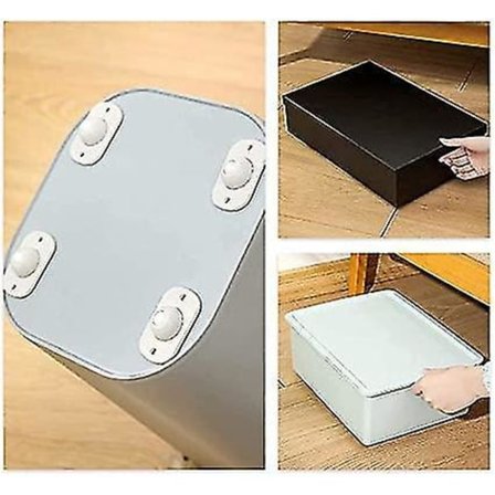 2023 Universal Hjulrulle med Lim, 360° Rotation, 8kg Bärförmåga, Självhäftande