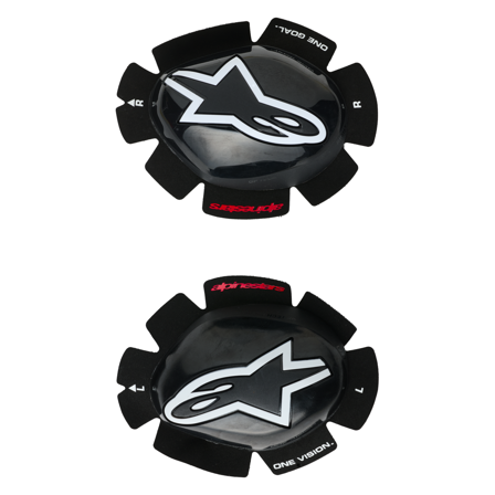 Alpinestars GP Tech Knäpuckar Svart/Vit One Size