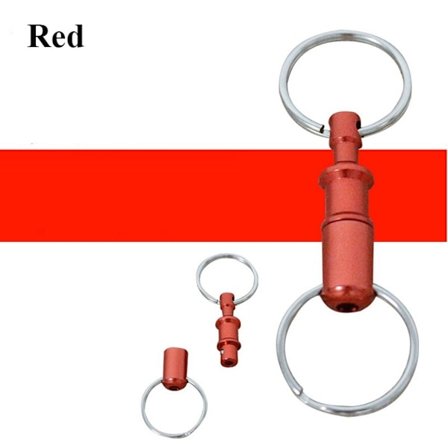 Kannettava avaimenperä, pikapurkaminen PUNAINEN