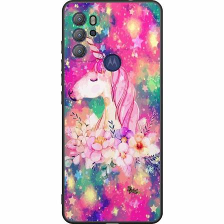 Motorola Moto G60s Svart Skal Unicorn Enhörning