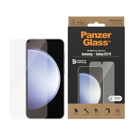 Panzer Samsung Galaxy S23 FE | Ultra-Wide Fit Screen Protector PanzerGlass - High quality tempered glass screen protector