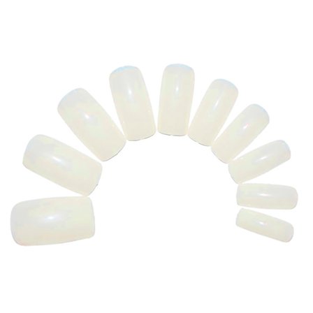 500st Lösnaglar ~ Mjölkvita ~ Hela naglar ~ False nails