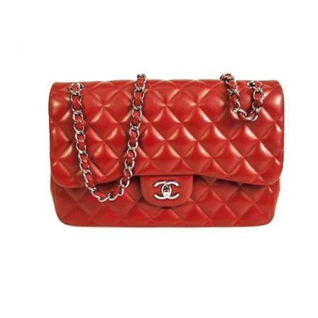 Chanel Vintage, Pre-owned Leather chanel-bags Rood, unisex, Maat:ONE Size,leer