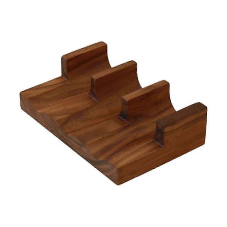 Taco-holder i træ til hjemmet - Sushi display stand med rumdeler