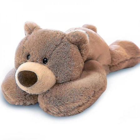Vægtet Angst Dinosaur Plys Legetøj Kastepude Sød Dinosaur Udstoppede Dyr Dukke Til Drenge Piger Gave FZX Brown Bear 50CM