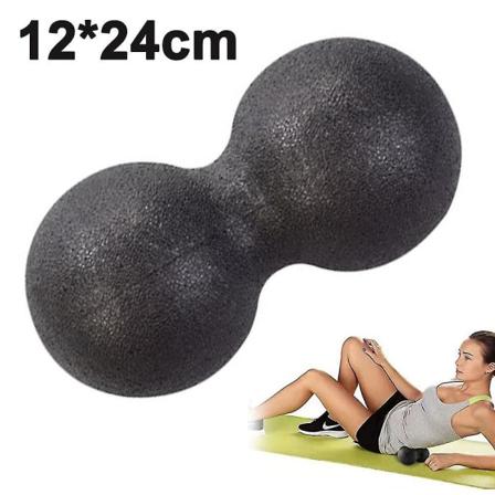 Jordnötsmassageboll Dubbel lacrossemassageboll och rörlighetsboll för sjukgymnastik Djupvävnadsmassageverktyg för myofascial frisättning, 