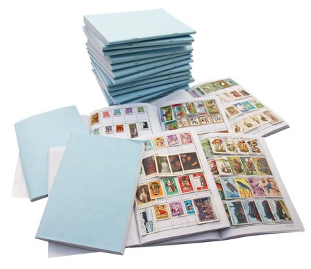 Hele verden - Indholdsrig samling i 20 udvalgshæfter - 20000 frimærker