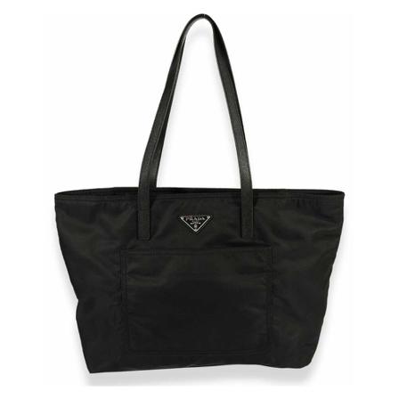 Prada Vintage, Tote Bags Zwart, Dames, Maat:ONE Size
