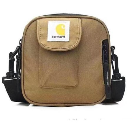 Factor verktygskoppling avslappnad messenger väska män och kvinnor axel liten fyrkantig väska, khaki