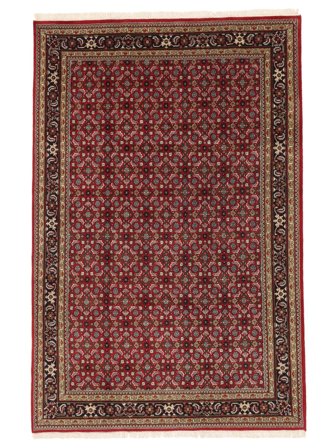 198X300 Dywan Bidżar Indie Orientalny Ciemnoczerwony/Czarny (Wełna, Indie) Carpetvista