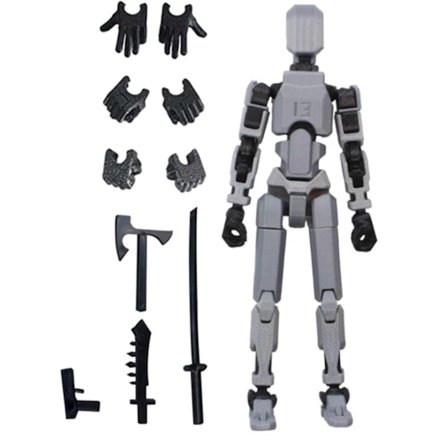 T13 Action Figure, Titan 13 Action Figure, Robot Action Figure, 3D Printed Action[HK]