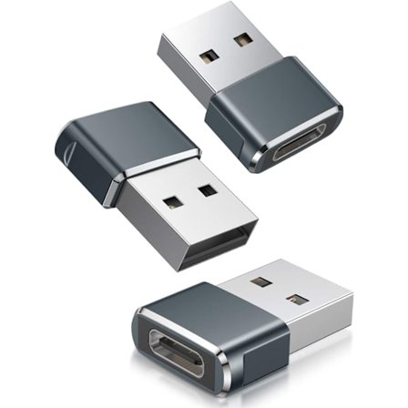 USB C - naar USB A -adapter, 3-pack, type C -laadkabel C
