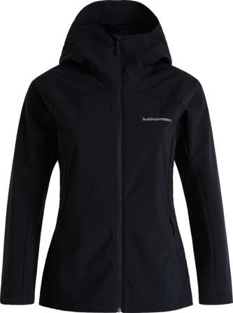 Peak Performance Women's Explore Hood Jacket Women soft shell jackets Black XS