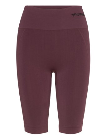 Hummel Hmltif Seamless Cyling Shorts - Burgundy - L