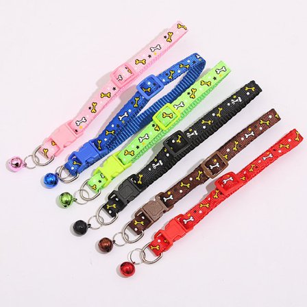 Kissanhalssetti, 6 kpl, säädettävä pituus, pennun panta, kaunis