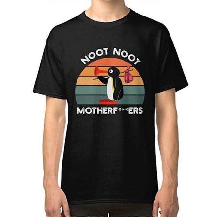 Noot Noot Motherf Pingu-skjorte Pingu Meme T-skjorte Morsom Gave Noot Noot Pingu T-skjorte