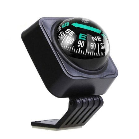 Portabel Bilinstrumentbräda Navigationskompasskula för Utomhus Lastbil Båt Marin fq