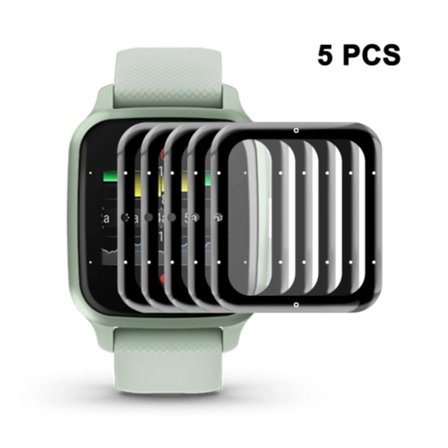 5 st för Garmin Venu SQ 2 3D Full täckning Soft PC Edge + PMMA HD skärmskyddsfilm