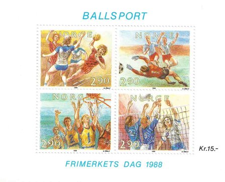 Norge - AFA 1001-04 - Miniark - Postfrisk