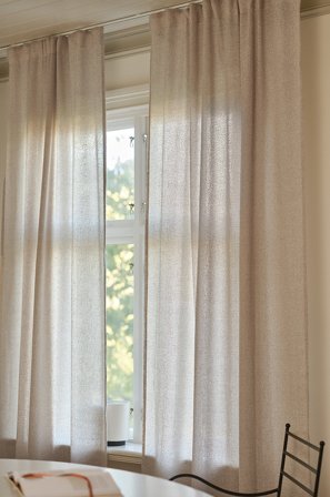 Jotex - Bouclégardin 2-pakke Linbeige - BELLA - Kjøp Multifunksjonsgardiner hos Jotex