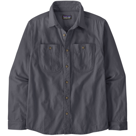 Patagonia M's Point Reyes Canvas Shirt Smolder Blue