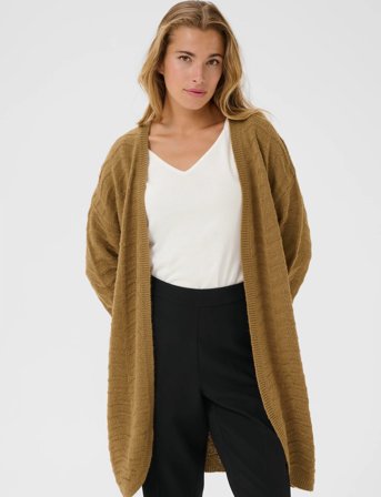 Kaffe Kaemria Knit Cardigan - Brown - L