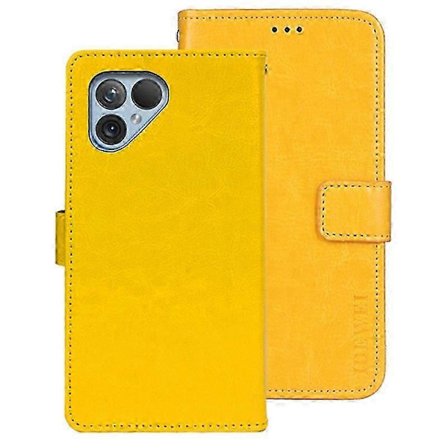 Fairphone 5 Kotelo Jalustalla Lompakko Puhelin Nahkakansi