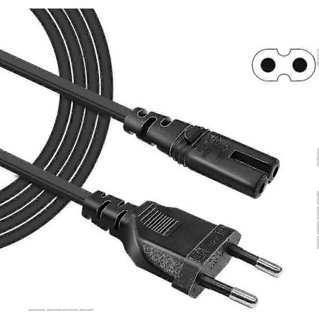 C7 Strømkabel 2 Ben Ps5 Ps4 Ps3, 1,5m Bipolar Strømkabel Til Hp Canon